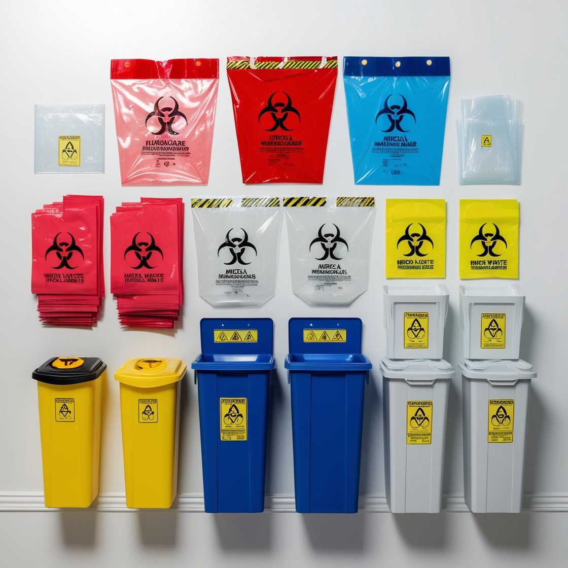 Biohazard Sharps Container with Warning Label - 2L - Shrouds